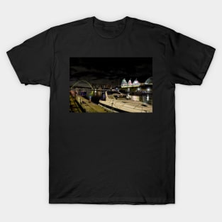 Newcastle Quayside at Night T-Shirt